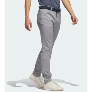 Adidas Golf 5 Pocket Pants Tapered Fit Gray NEW Mens 44 x 34 Cotton Blend IA4761